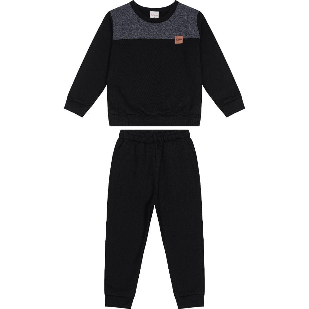 Conjunto Moletom Menino Carinhoso 10 ao 16 Ref. 0117055