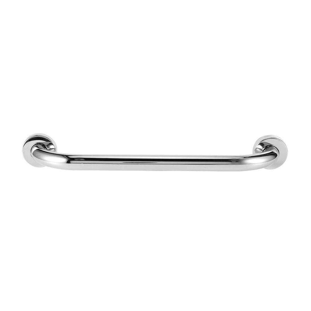 Barra Alça Apoio 30cm Inox Suporte Gestante Idoso Criança PCD Cadeirante Banheiro Box Escada Acessibilidade Anti Queda Acidente