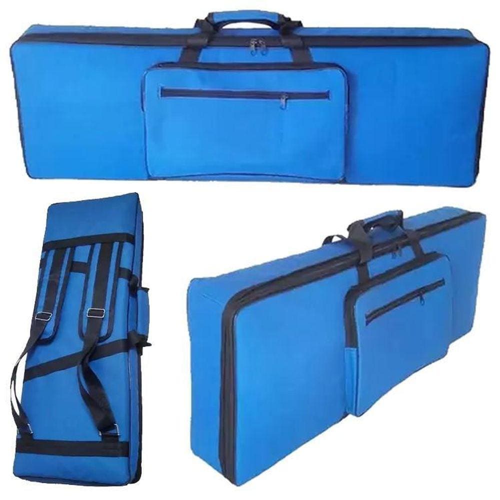Capa Bag Teclado Nord Acolchoado 103X45 Azul Royal - Carbon