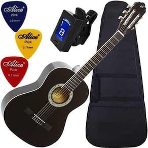 Kit Violão Infantil Acústico 3/4 N6 Bk Giannini Envio 24H