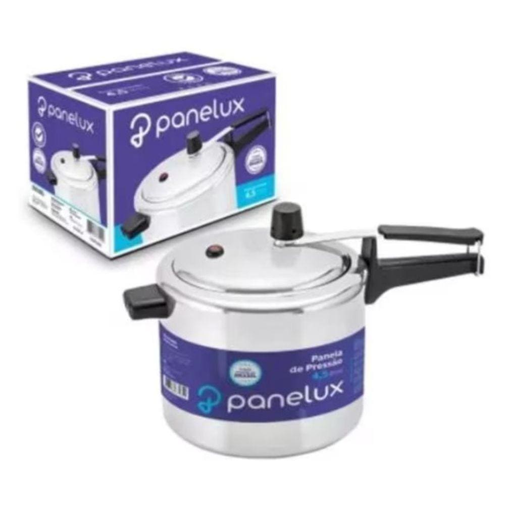 Panela de Pressão Panelux 4.5 Litros Polida