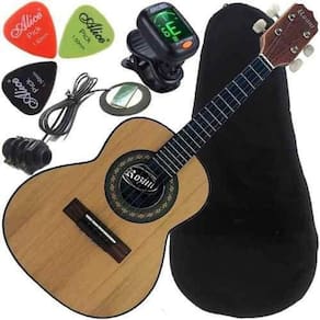 Kit Cavaquinho Eletroacústico Rozini Estudante Rc10 Com Capa