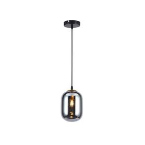 Pendente Glass Vidro Fumê 20cm 1E27