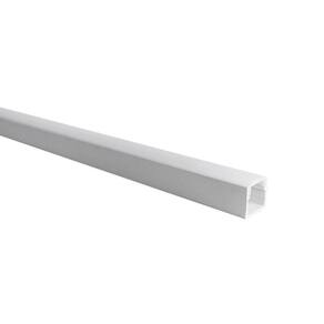 Perfil De Sobrepor Para Fita Led Blumenau Line 17mm Com 1 Metro Branco Fosco