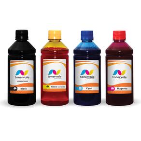 4 Tinta Para Impressora 60 122 901 60 901 122 de 250ml BK Pigmentado