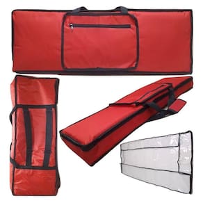 Capa Piano Kurzweil Sp2X Master Luxo Vermelha + Cobertura