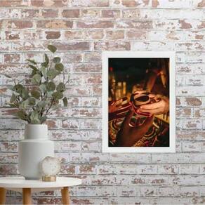 Quadro Decorativo Chá Ayhuasca 33X24Cm - Com Vidro