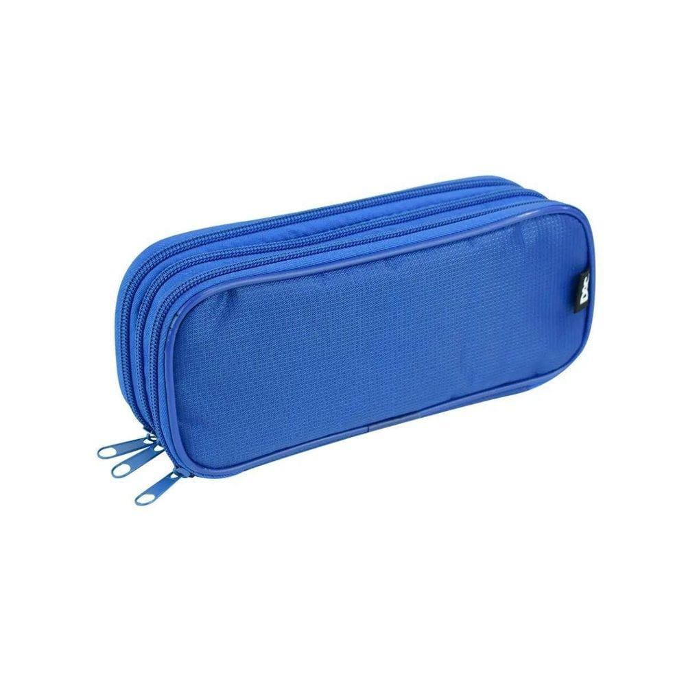 Estojo Baú Dac Com Divisórias Azul - 4352