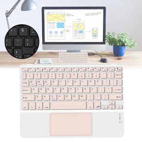 Conjunto Teclado E Mouse Trackpad Para Tablet Mi Pad 6 Pro
