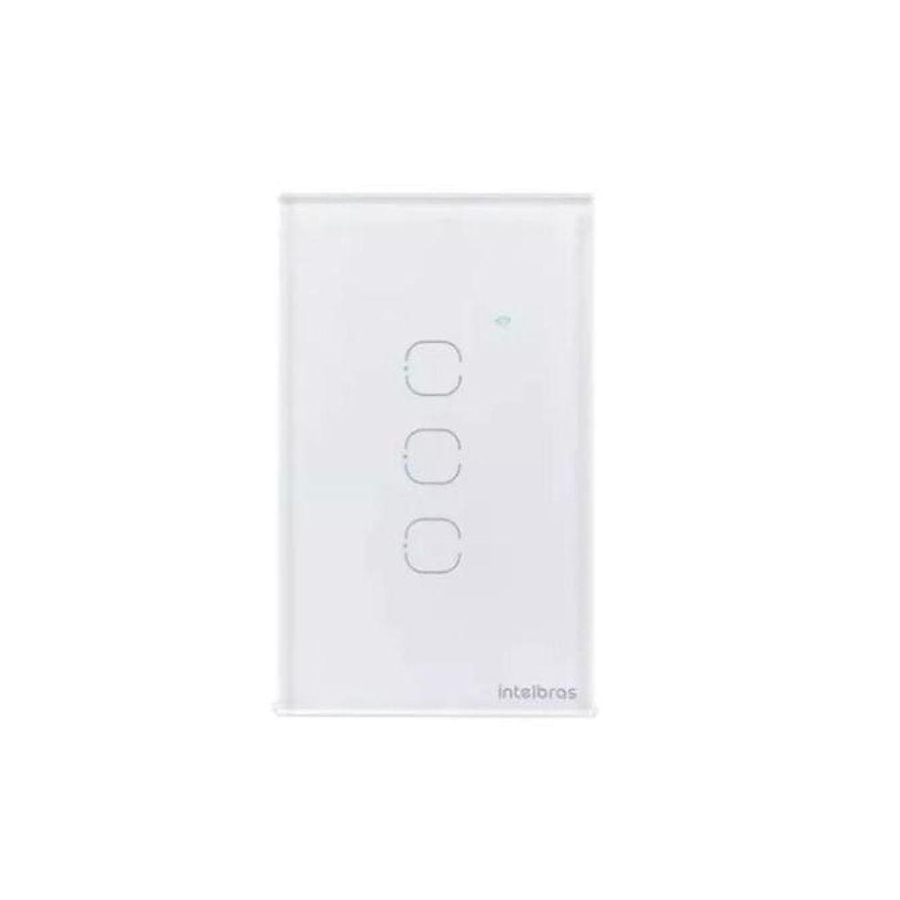 Painel Frontal Interruptor Smart Ews 1003 Intelbras Branco.