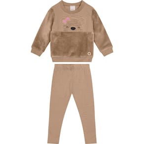 Conjunto Inverno Menina Peluciado Carinhoso 1/3 Ref. 0116976