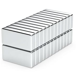 50pcs. Imã De Neodimio Retangular 20x10x4mm - N35