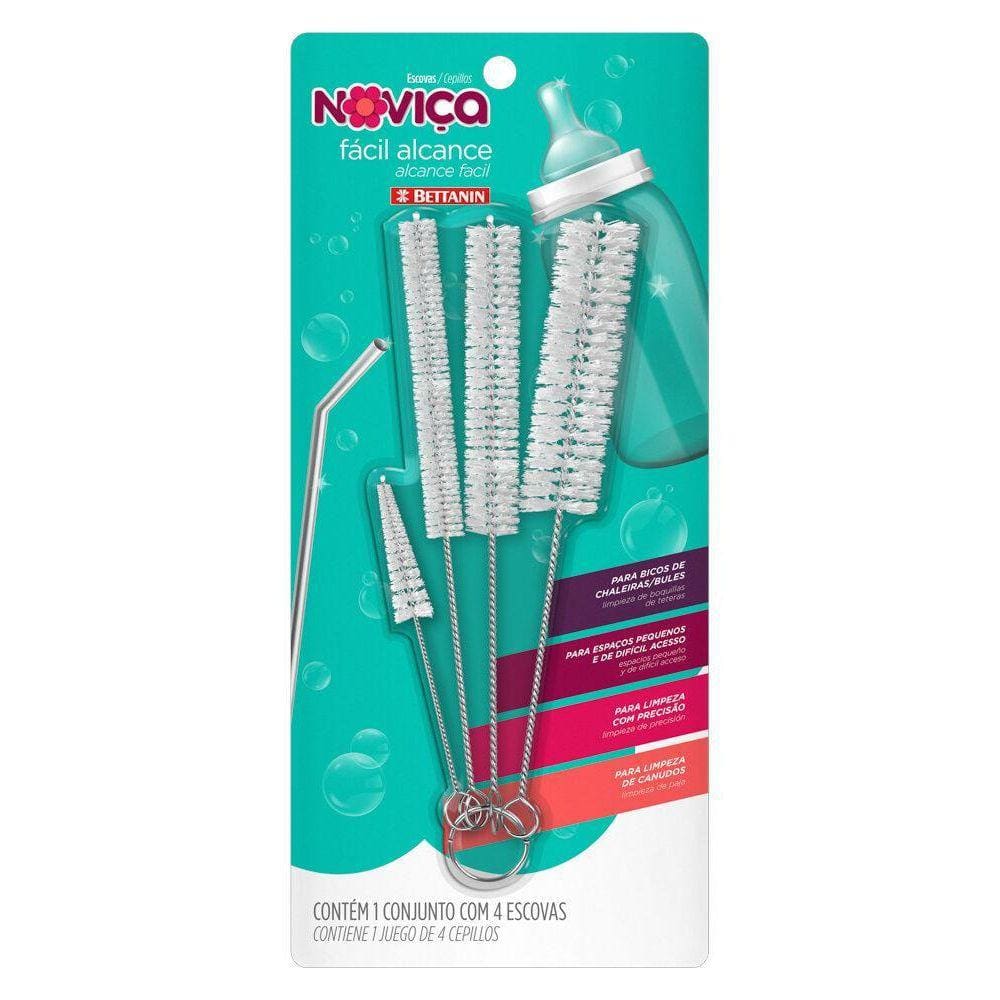 Noviça Escovas Fácil Alcance