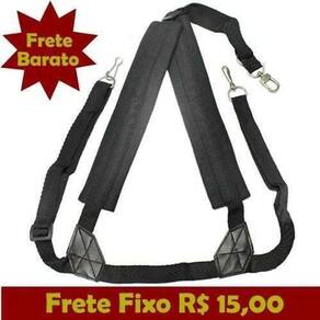 Correia Luxo Almofadada Para Sax Alto, Tenor E Barítono