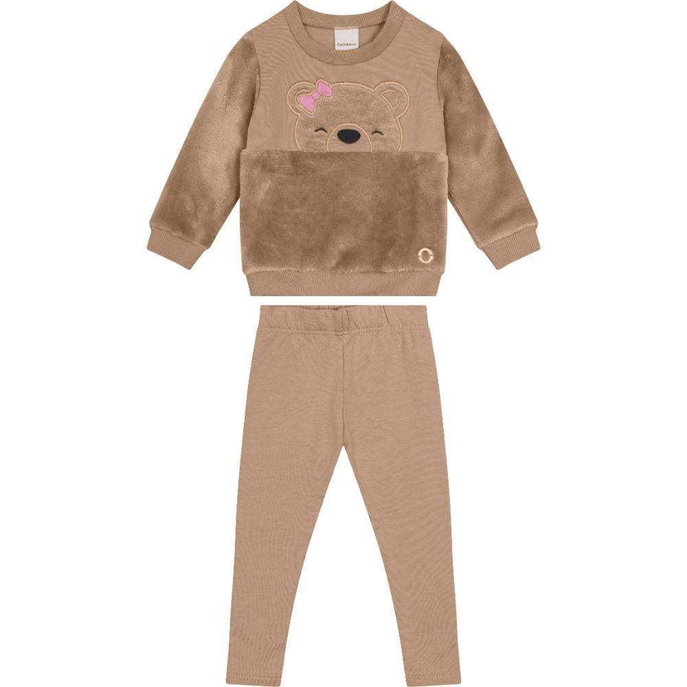 Conjunto Inverno Bebê Menina Carinhoso P ao G Ref. 116976