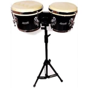 Kit Bongô 7X8 Pele Animal Tb011 + Pedestal Hpb01 Torelli