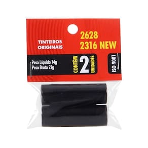 Tinteiro Fixxar Tinta Impressão Preto, 2316 New e 2628, 2 Unidades