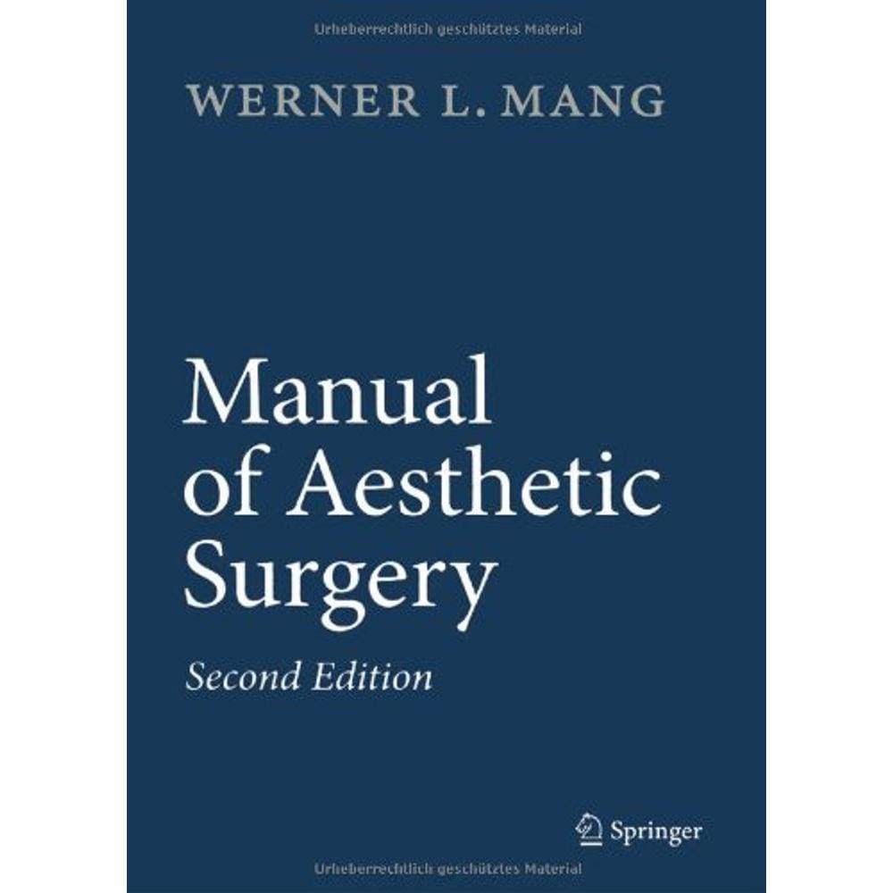 Manual Of Aesthetic Surgery