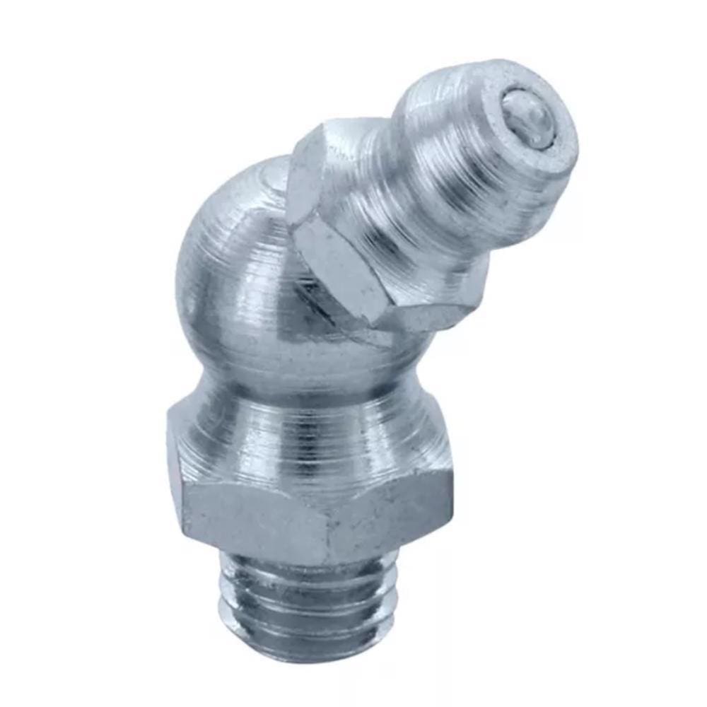 Graxeira de Aço Zincado 45° 10x1mm Fiontar