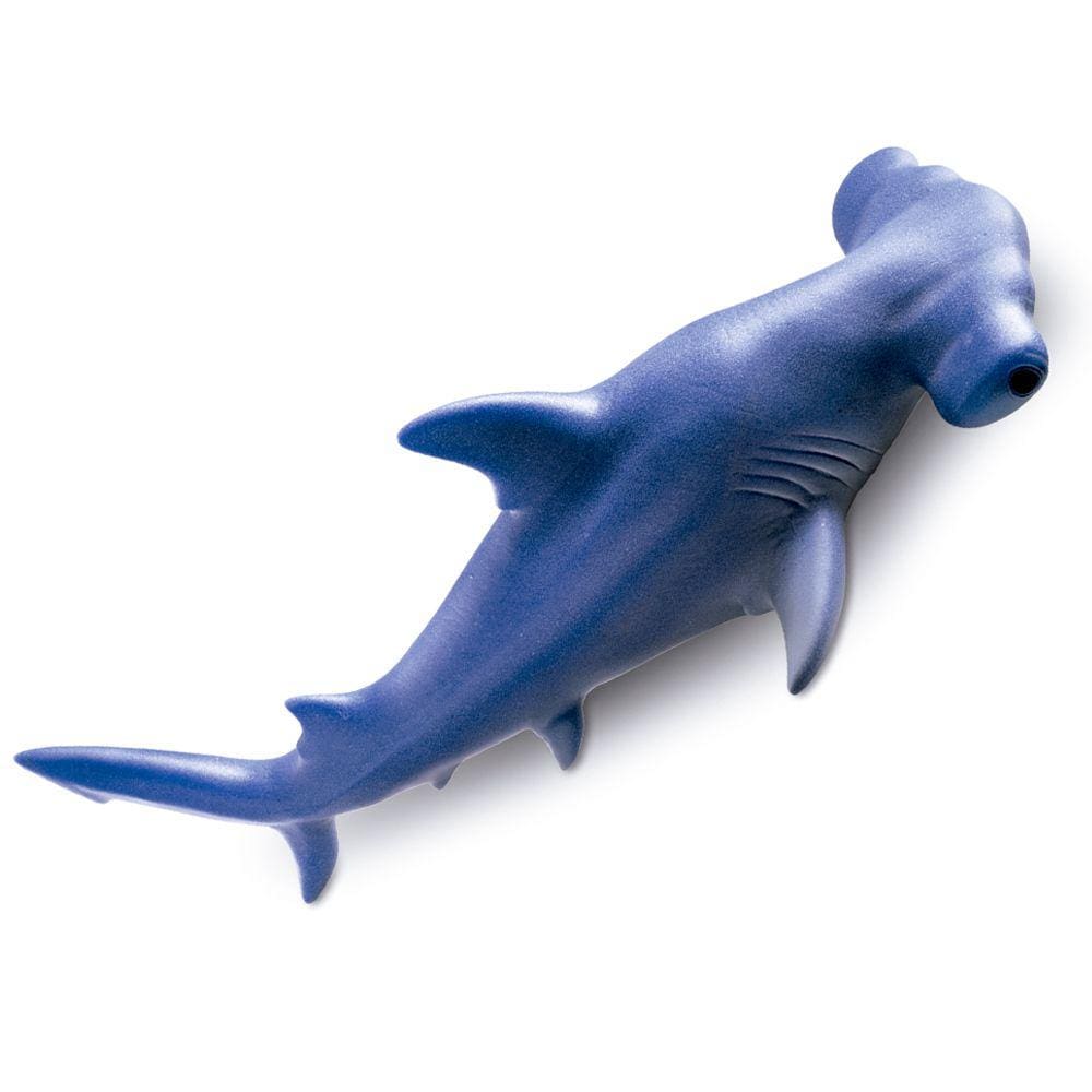 Tubarão Martelo Brinquedo Realista Em Vinil 26cm Cometa 145