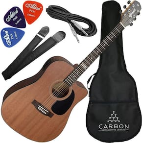 Kit Violão Giannini Gf1D Ws Folk Eletroacústico Com Afinador