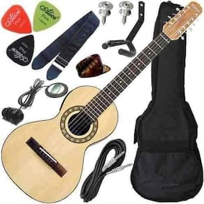 Kit Viola Eletroacústica Rozini Caipira Rv151 + Acessórios