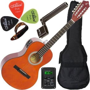 Kit Viola Eletroacústica Caipira Vs14Eq Giannini Natural