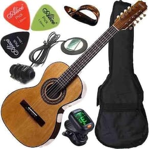 Kit Viola Eletroacústica Caipira Cinturada Rv154 Rozini