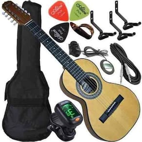Kit Viola Caipira Rozini Elétrica Aço Rv151 Canhota Completa