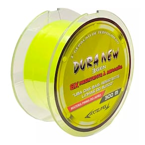 Linha Mono Super Resistente Artemis Dura New 300m 0.60mm 60Lbs Varias cores