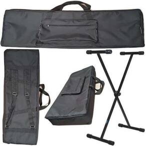 Capa Master Luxo Teclado Acolchoado Roland Xps10 + Suporte