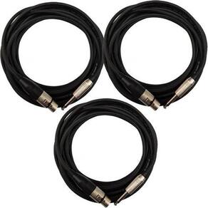 3 Cabos Balanceado Santo Angelo Xlr F P10 Mono Sa2X 7 Metros