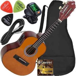 Kit Cavaco Giannini Elétrico Cs14 Ep Nt Cabo Capa Palheta