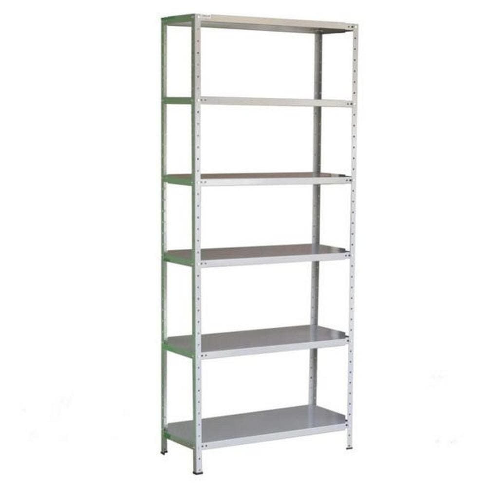 Estante De Aço Multiuso Cinza 195X92x40cm 6 Prateleiras Pandin