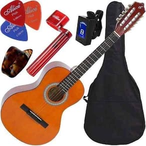 Kit Viola Caipira Acústica Completa Capa Vs14 Nt Giannini