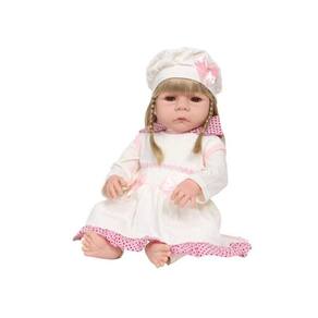 Boneca Reborn Bebê Loira Realista Fofinha Enxoval 13 Itens