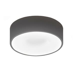 Plafon Taschibra Sushi Led Redondo Bivolt 6500k Luz Branca Bivolt Preto