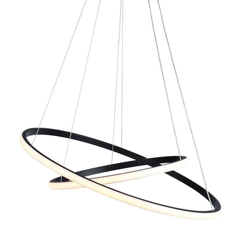 Lustre Pendente Taschibra Design Montreal 35w Led 60cm Luz Quente 3000k Bivolt Ouro
