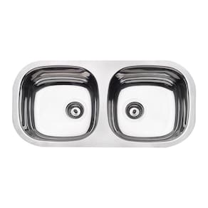 Cuba Tramontina Isis 2C 34 BL 78x40 94061407 Aço Inox Polido