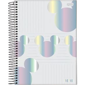 Caderno Universitário Capa Dura 1 Matéria 80 Folhas Mickey Arts Office Jandaia