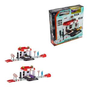 Garagem Centro Automotivo Com Carrinho 31Pcs Etitoys Bq-141