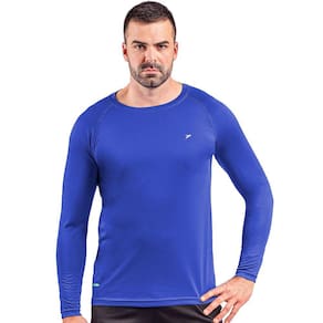Camiseta Poker M/L Fator de Proteção UV 50+ Masc 04422-AZ