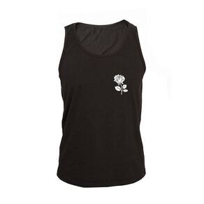 Regata Masculina Algodão Flor Estampada Verão Moderna