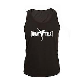 Regata Masculina Algodão Muay Thai 6 Estampada Verão Moderna