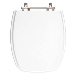 Tampa de Vaso em MDF Amarilis Branco para bacia Fiori