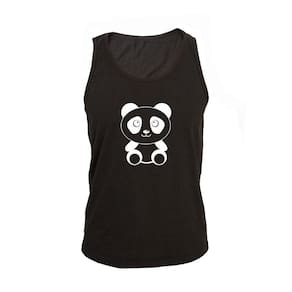 Regata Masculina Algodão Panda 3 Estampada Verdão Moderna