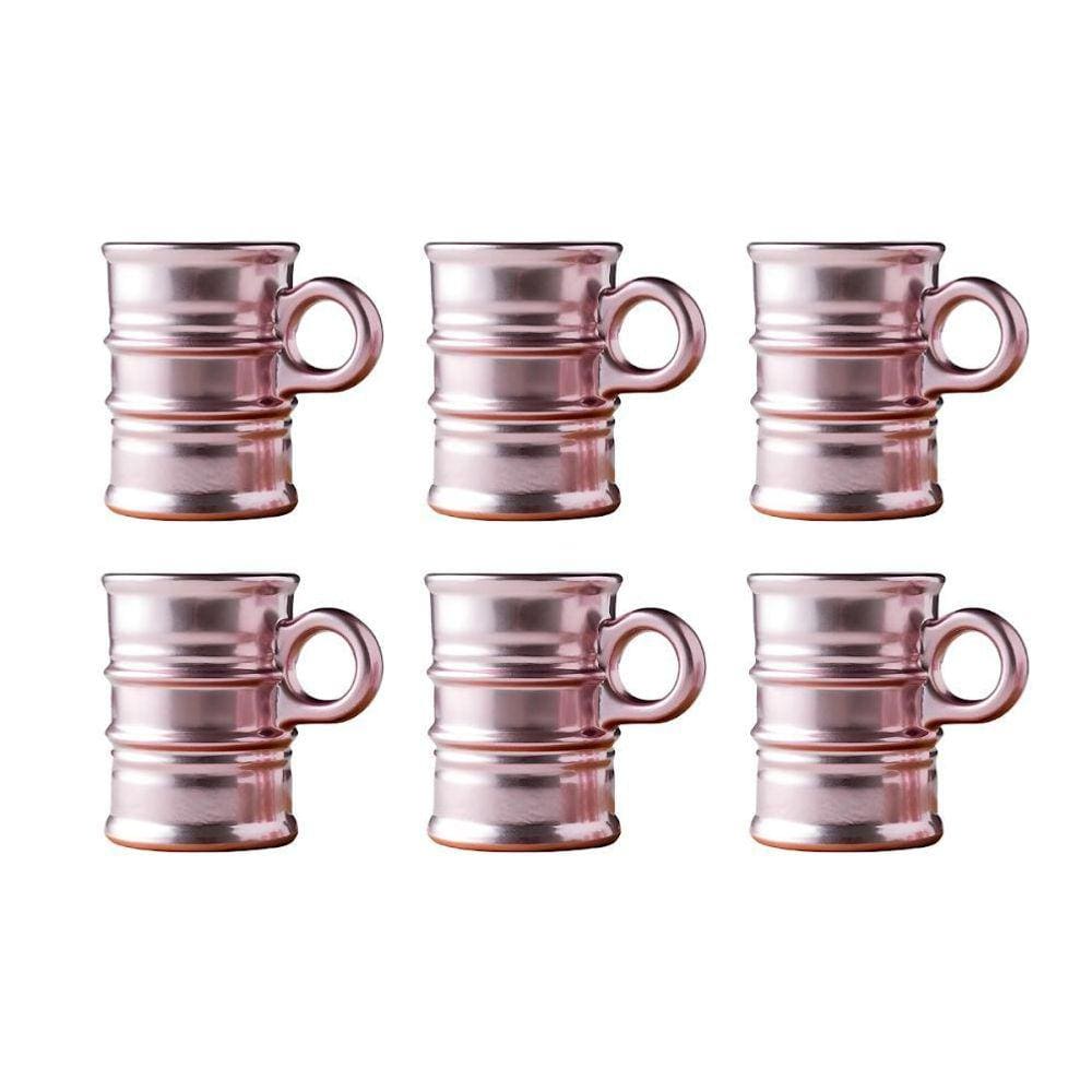 Conj Kit Caneca Multiuso Servir Decorar Mesa Posta Café Dose