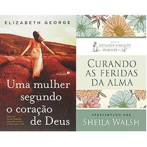 Kit 2 Livros Uma Mulher Segundo Coração Deus + Curando As
