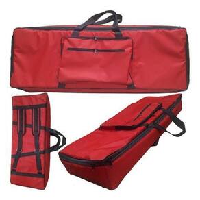 Capa Bag Master Luxo Teclado Roland Fantom Xa Nylon Vermelho