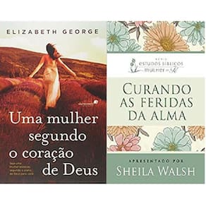 Kit 2 Livros Uma Mulher Segundo Coração Deus + Curando As